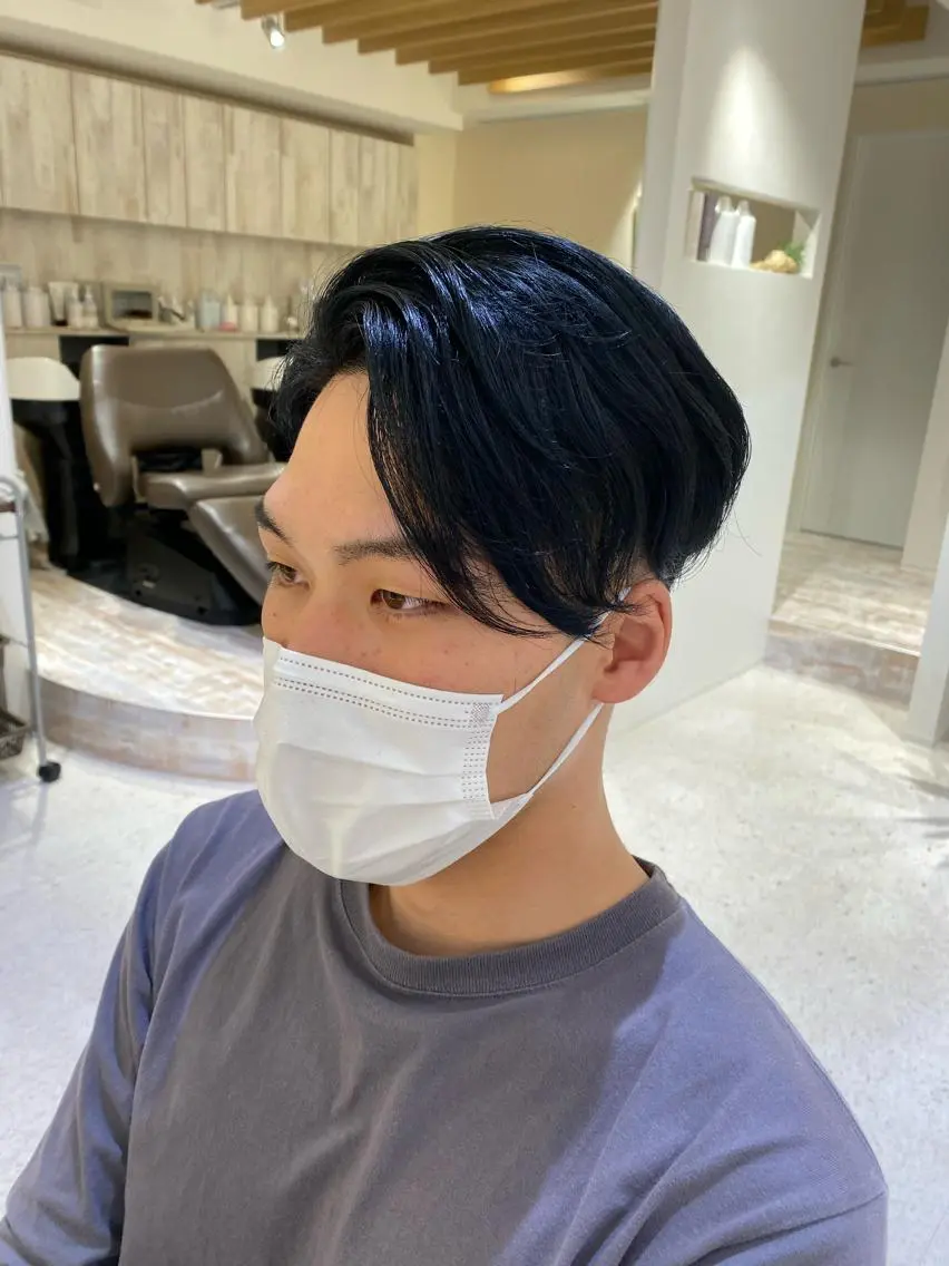 カラー メンズ soil ミヤタケのヘアスタイル
