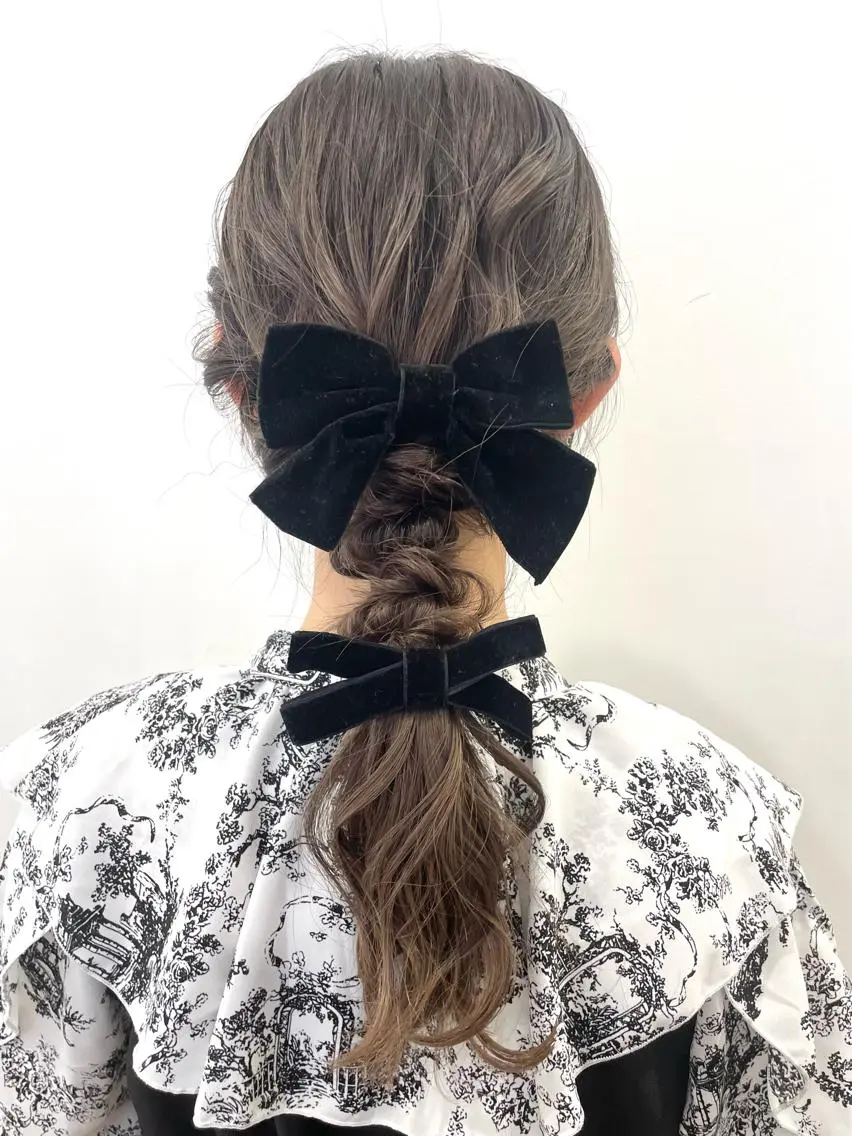 セミロング ヘアセット ぱつっとボブ/ 小野あかねのヘアスタイル