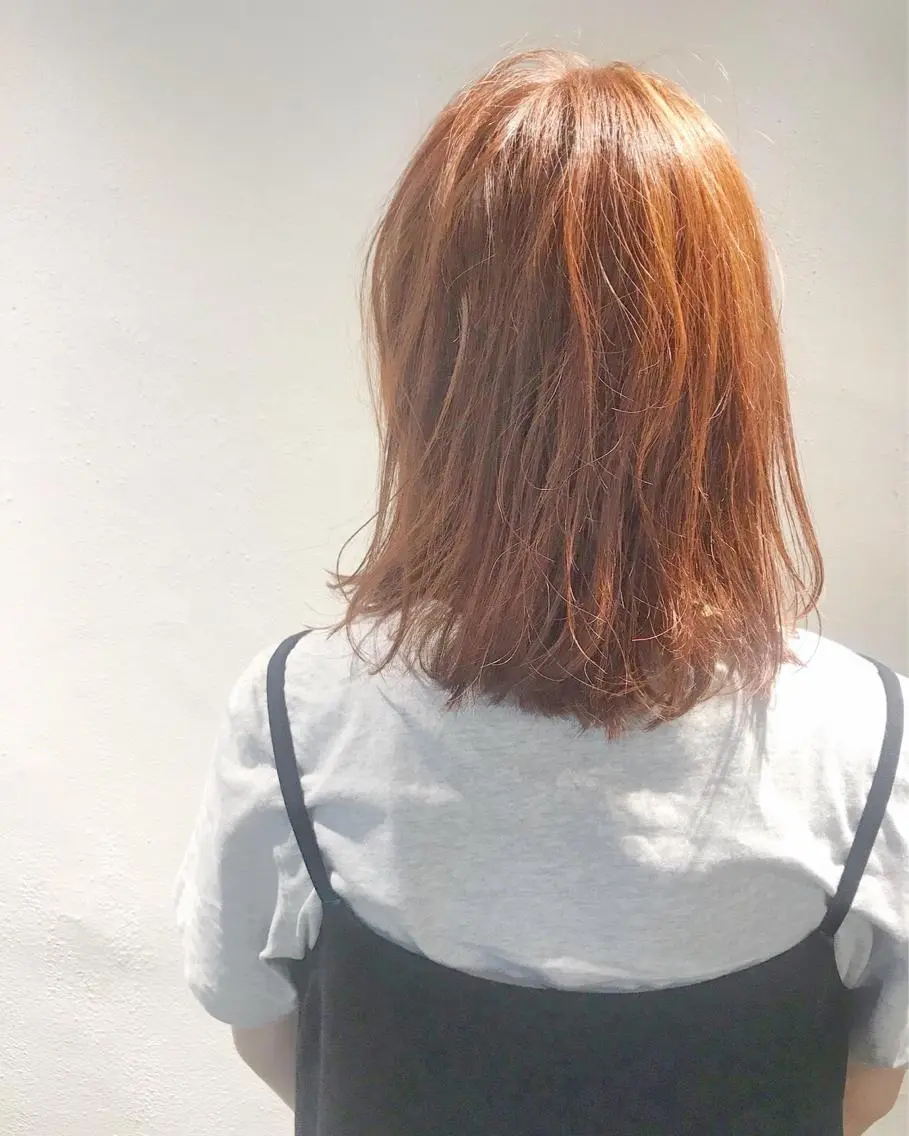 セミロング カラー カット ヘアカラー トリートメント 坂本 裕介のヘアスタイル