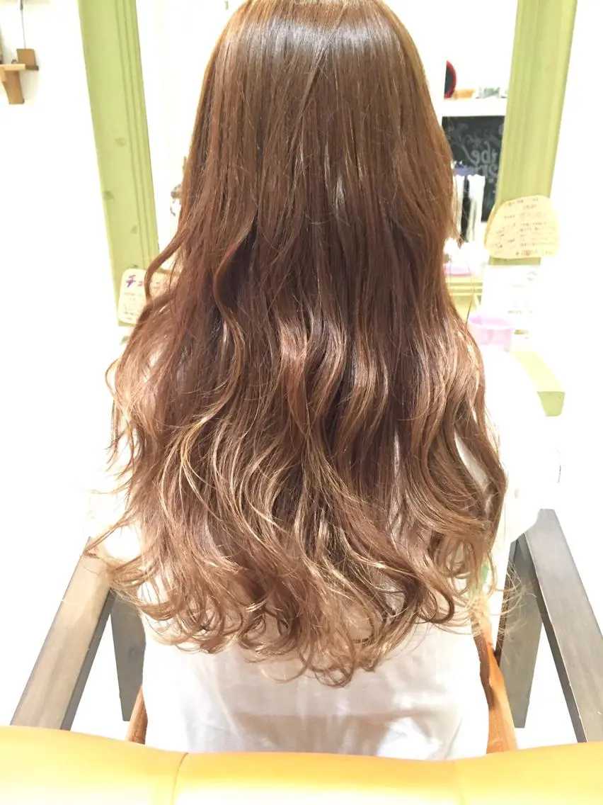 ロング カラー グラデーションカラー ロング メンズ指名多数!! 田島史也のヘアスタイル