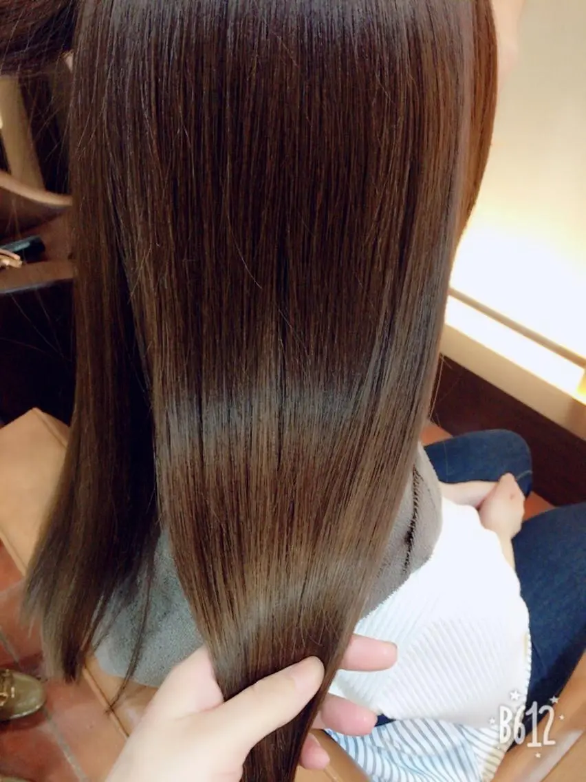 ロング トリートメント カット トリートメント ヘッドスパ T つぐみのヘアスタイル