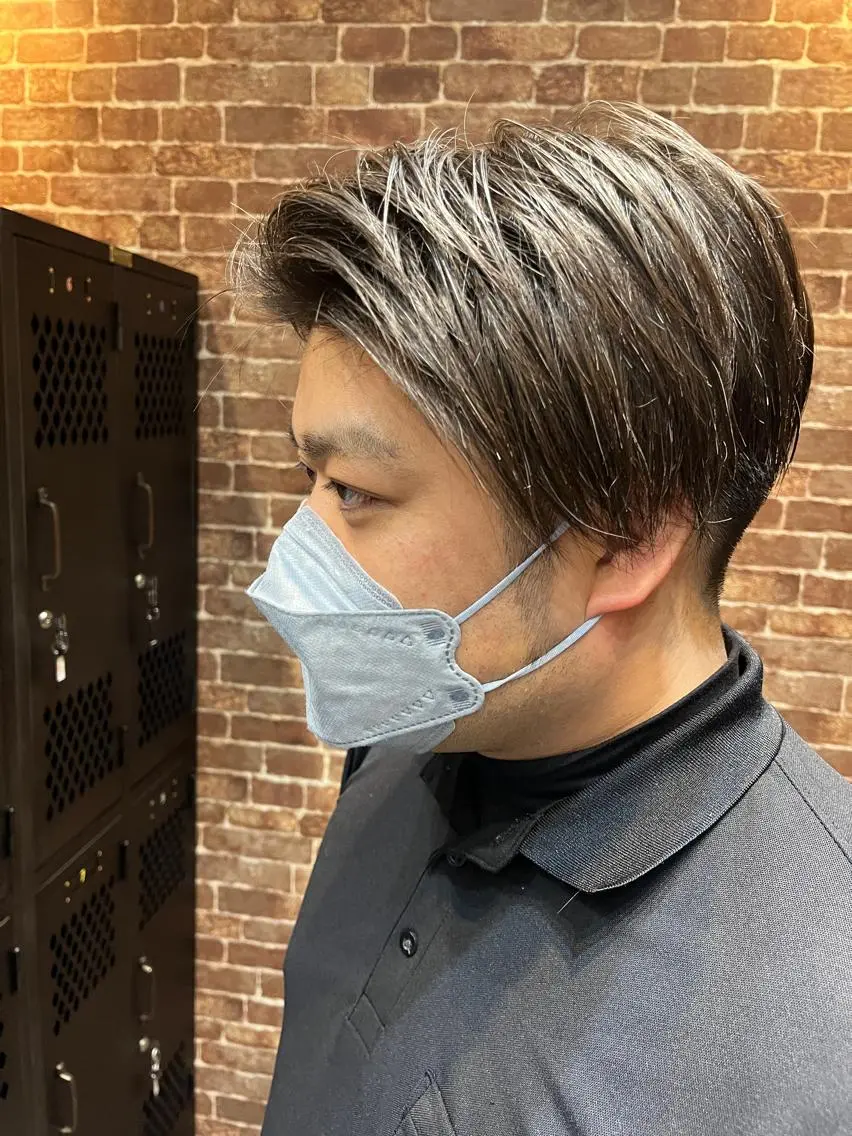 ショート カラー パーマ ヘアアレンジ メンズ キッズ ネイル マツエク・マツパ アイブロウ メンズブリーチ メンズハイライト メンズインナーカラー メンズ韓国風 ブリーチ 久木原 ゆりのヘアスタイル