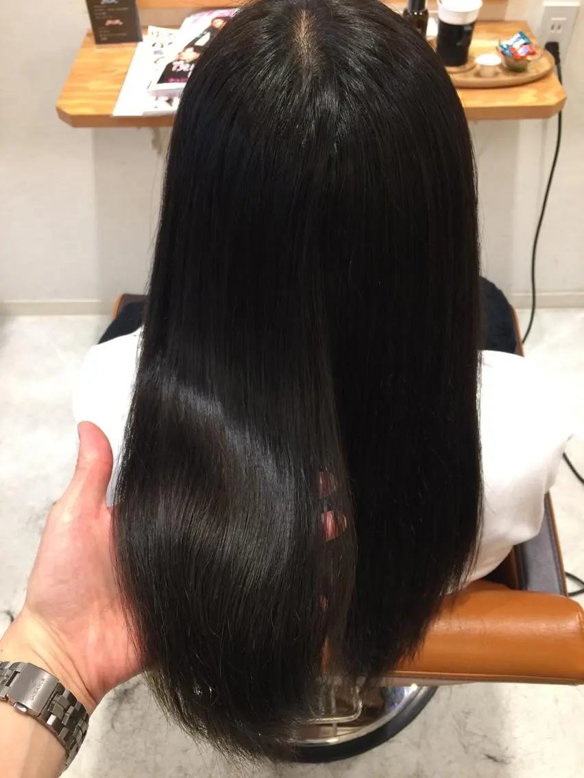 ロング カラー 髪質改善 ツヤ髪専門美容師 桑原 和誠のヘアスタイル