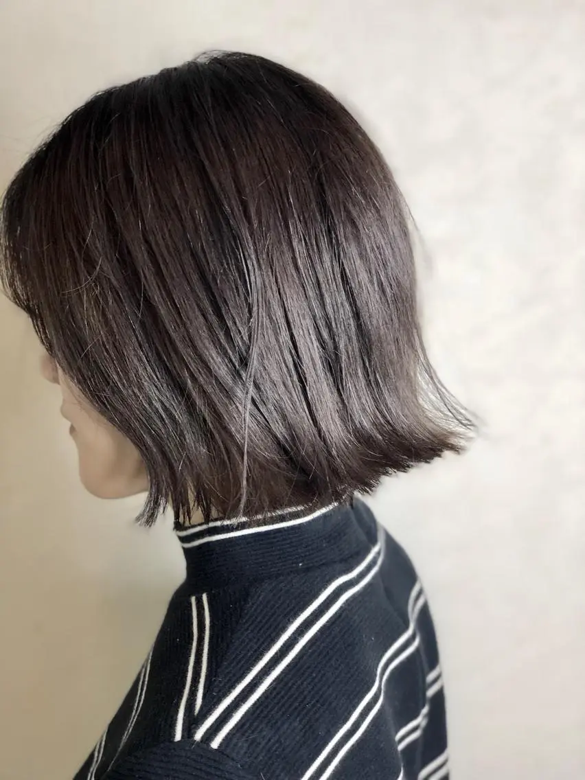 ショート カラー ブリーチ グレージュ 美髪・艶髪特化美容師 RYOJIのヘアスタイル