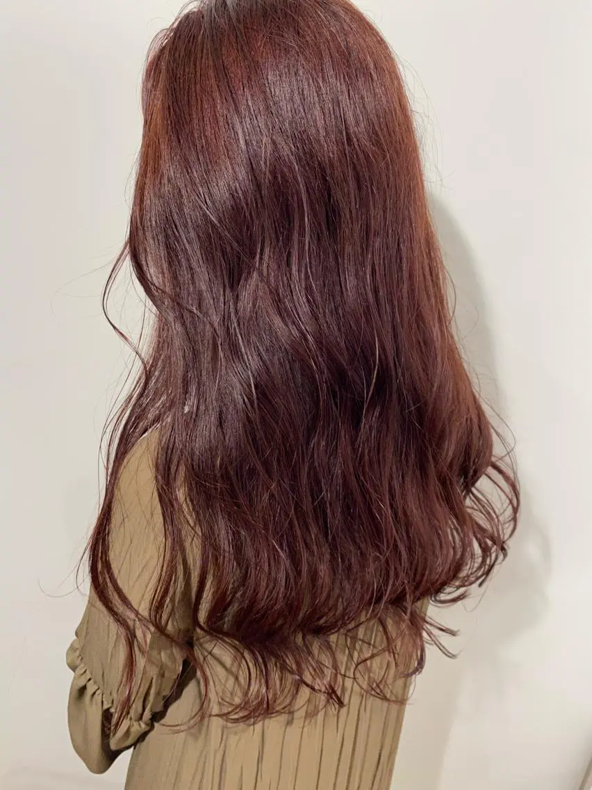 ロング カラー アディクシーカラー ブリーチ 透明感カラー エドルカラー ハイライトカラー カット ヘアカラー 縮毛矯正 トリートメント 夜23時まで予約🉑 reverieあきらのヘアスタイル