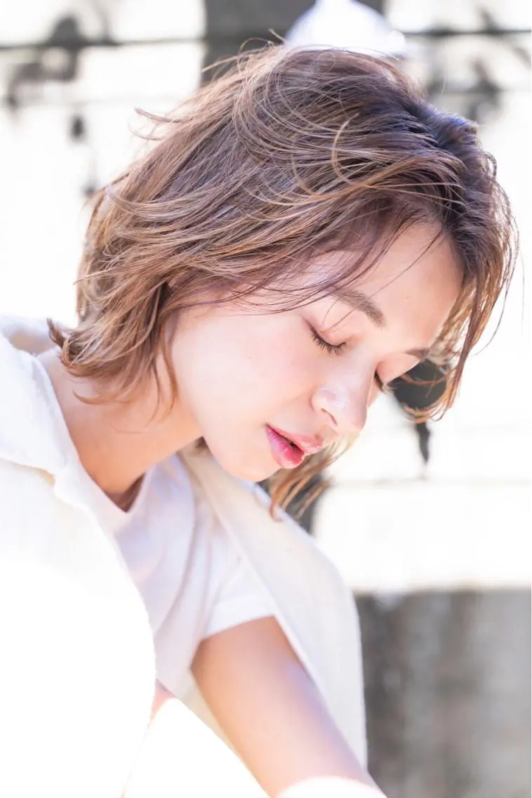 ショート カラー パーマ ヘアアレンジ メンズ キッズ ネイル マツエク・マツパ 韓国ヘア🫧 KAZUTOのヘアスタイル