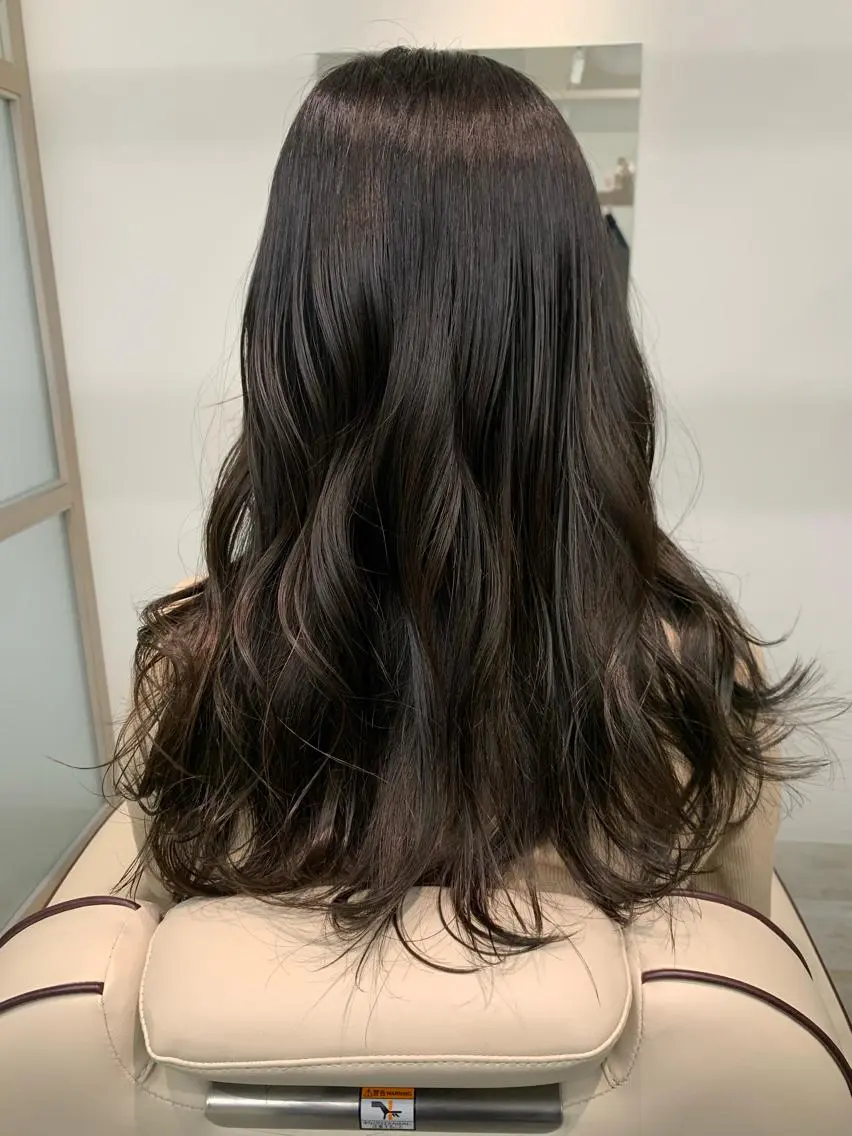 ロング ヘアアレンジ 垢抜け 雰囲気アップ ふにゅう ののかのヘアスタイル