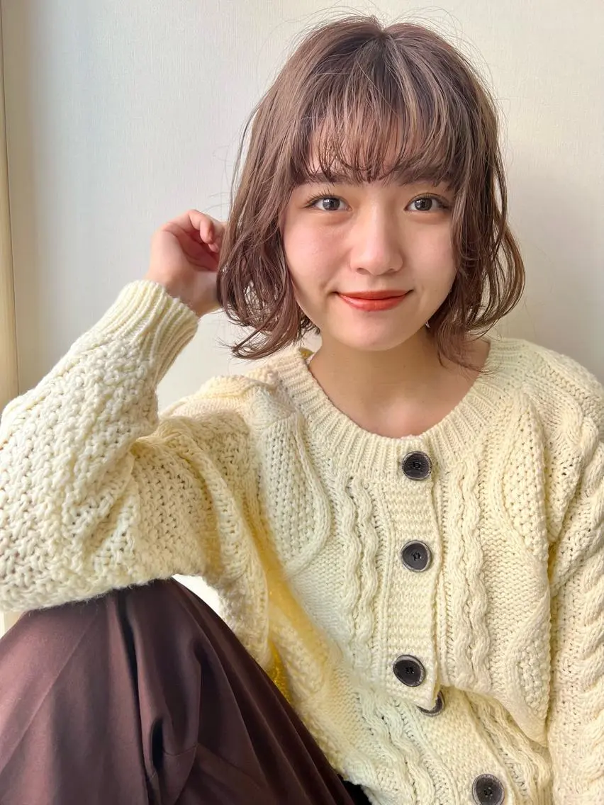 ミディアム カラー Forte 山根 英明のヘアスタイル