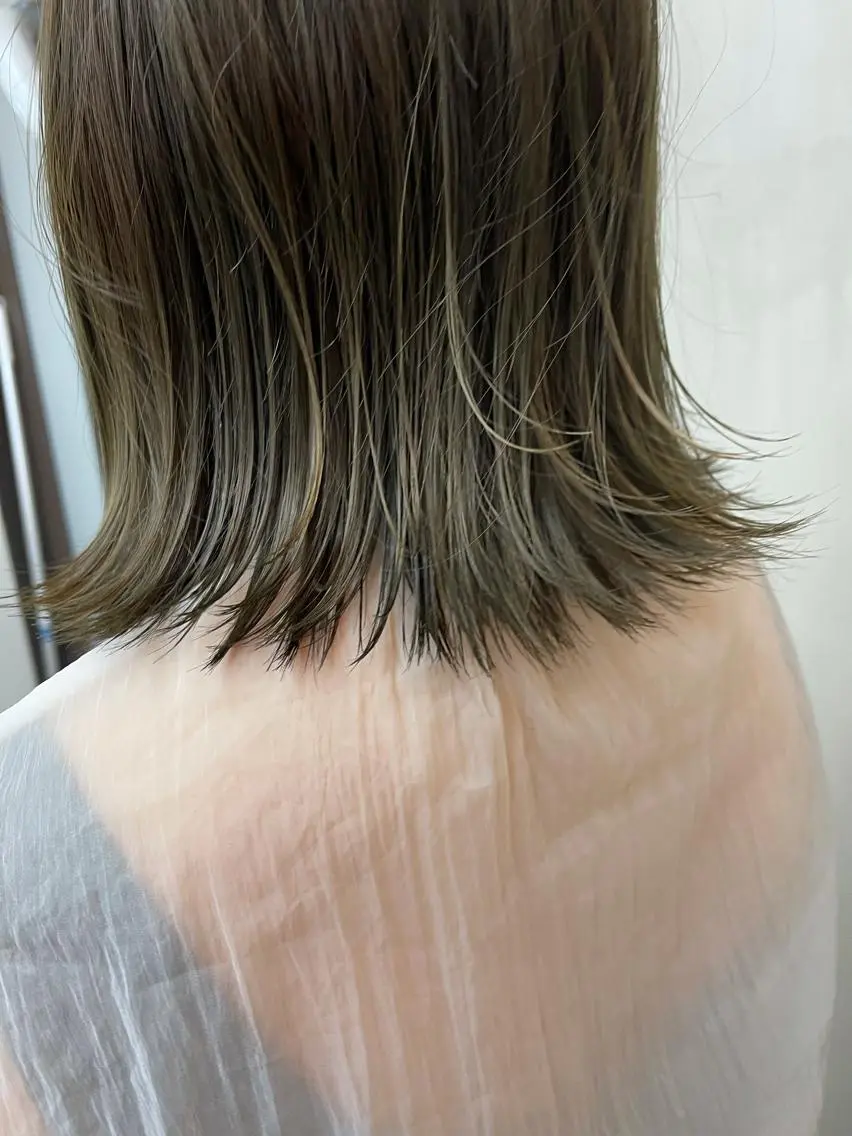 ミディアム カラー 似合わせショート×透 明感/やじまたかしのヘアスタイル