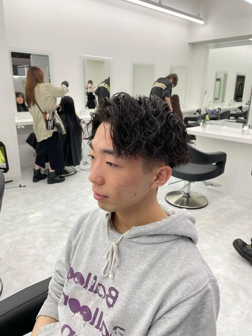 ショート カラー パーマ メンズ 🔷横浜/メンズ TAKUMI🔷のヘアスタイル