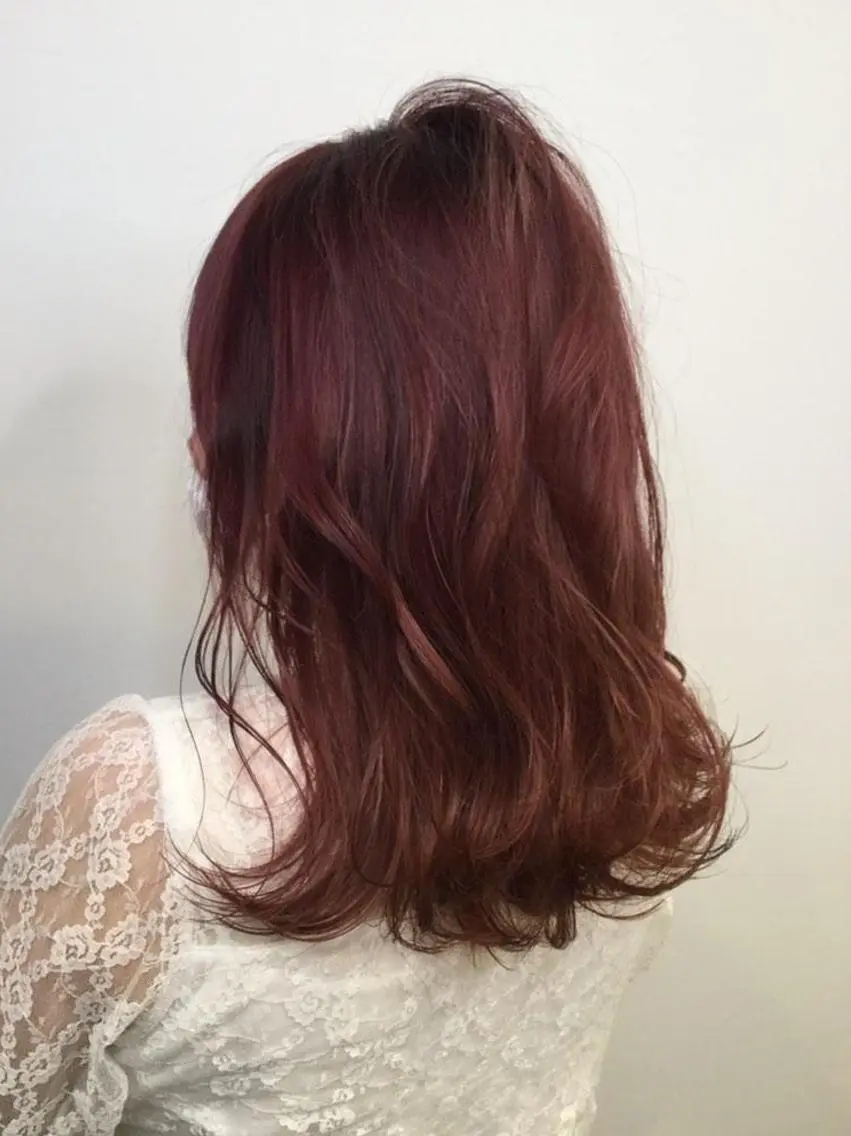 ミディアム ヘアカラー トリートメント ブリーチ/ヘアケア/ 艶髪/イギチハルのヘアスタイル