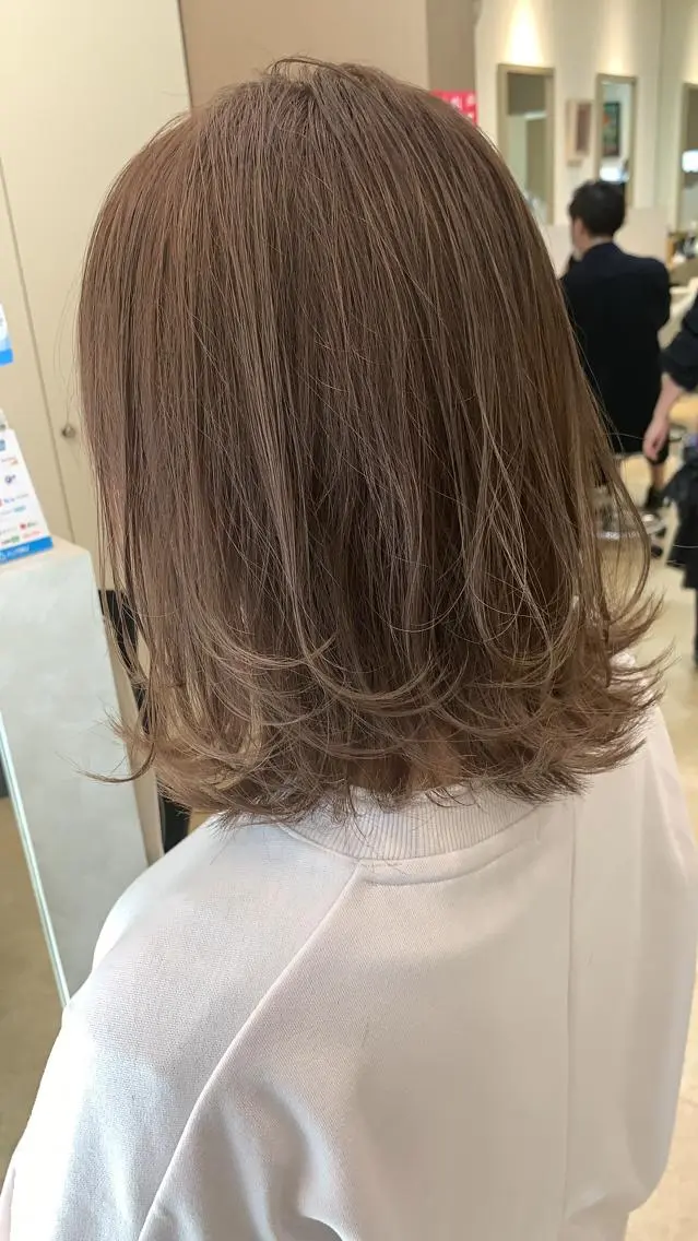 ミディアム 💎髪質改善/縮毛 矯正💎メンズパーマのヘアスタイル