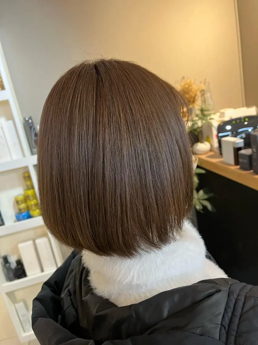 ショート カラー ヘアアレンジ 透明感カラー🤎 ゆりのヘアスタイル