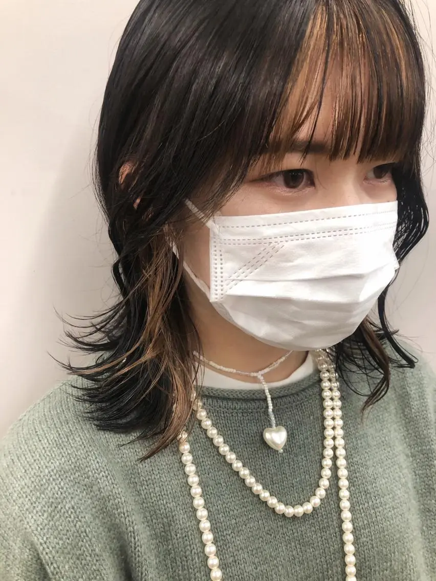 ミディアム カラー ヘアカラー 関 京磨のヘアスタイル