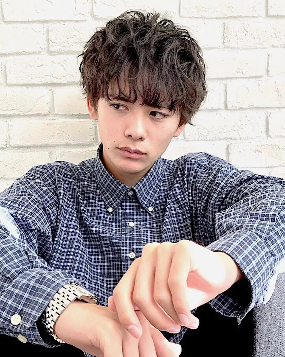 ショート パーマ moanin モーニンのヘアスタイル