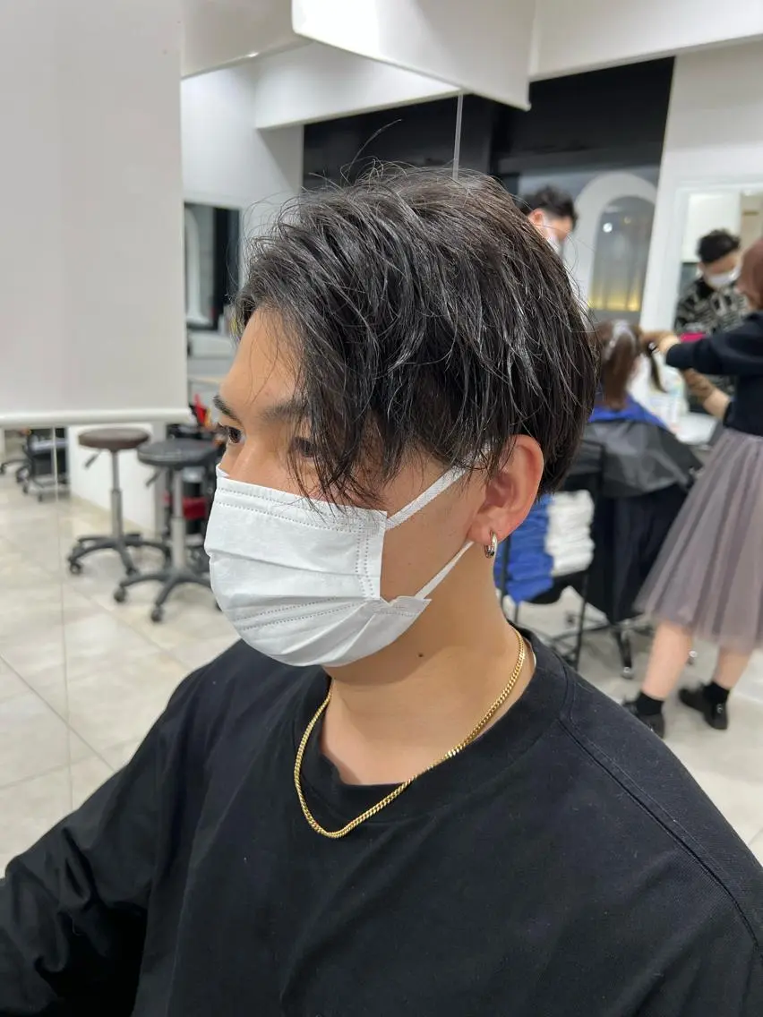 パーマ メンズ カット 伊藤 海のヘアスタイル