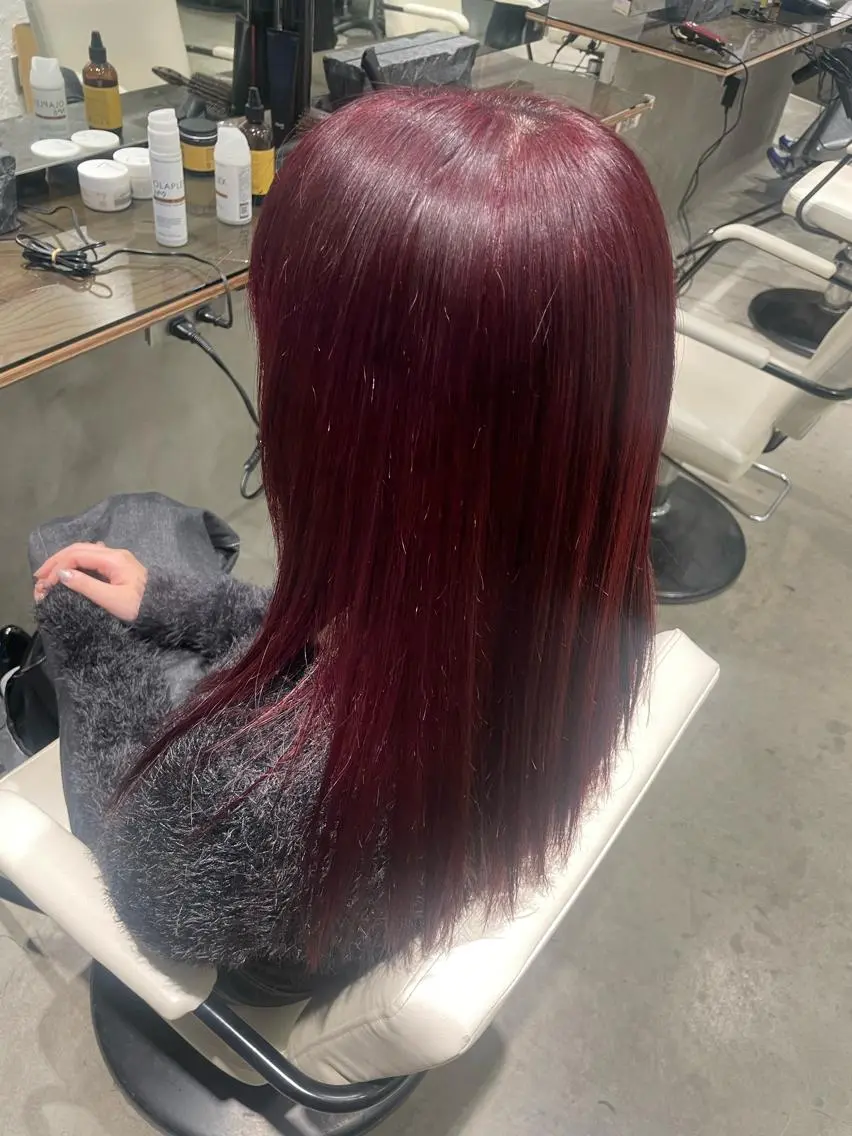 ロング カラー バレイヤージュ ブリーチ ケアブリーチ デザインカラー ダブルカラー ヘアカラー トリートメント スパイラルパーマ 🌐hina⭐️のヘアスタイル