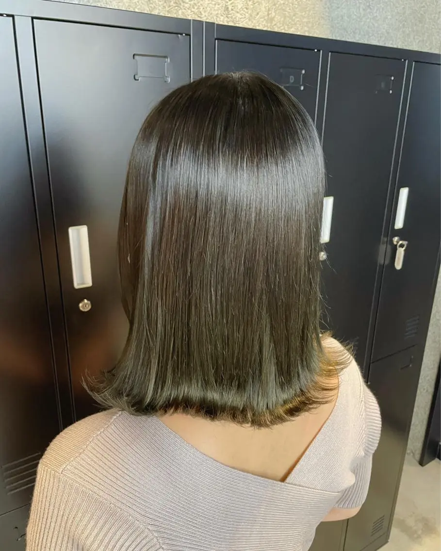 ミディアム レイヤーカット カット ヘアカラー トリートメント メンズ指名多数 ✂︎松本明日翔のヘアスタイル