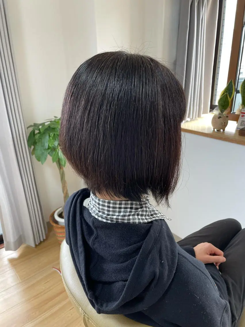 ミディアム Yuki @美容室あのんのヘアスタイル