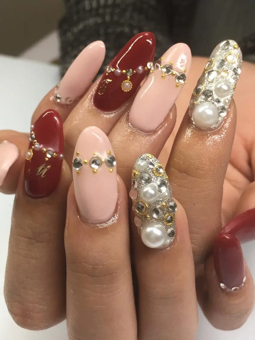 ネイル 長さ出し スカルプネイル ハンドネイル glow_ nailのネイルデザイン