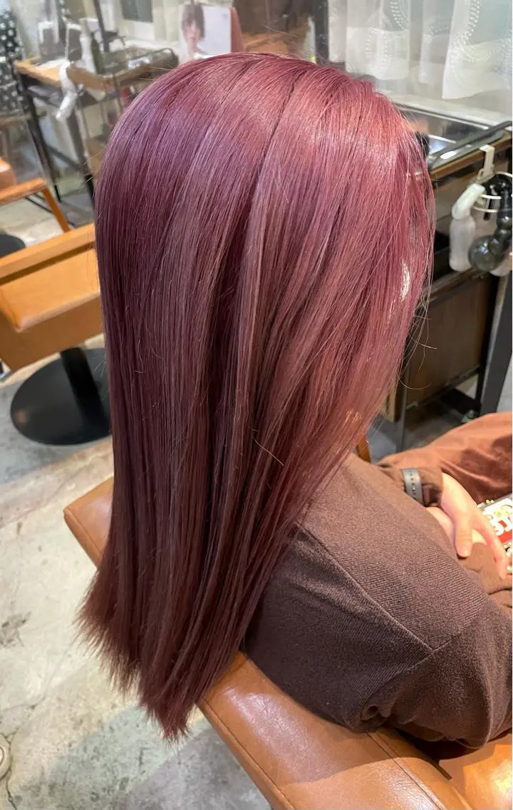 ロング カラー 北川 智海のヘアスタイル