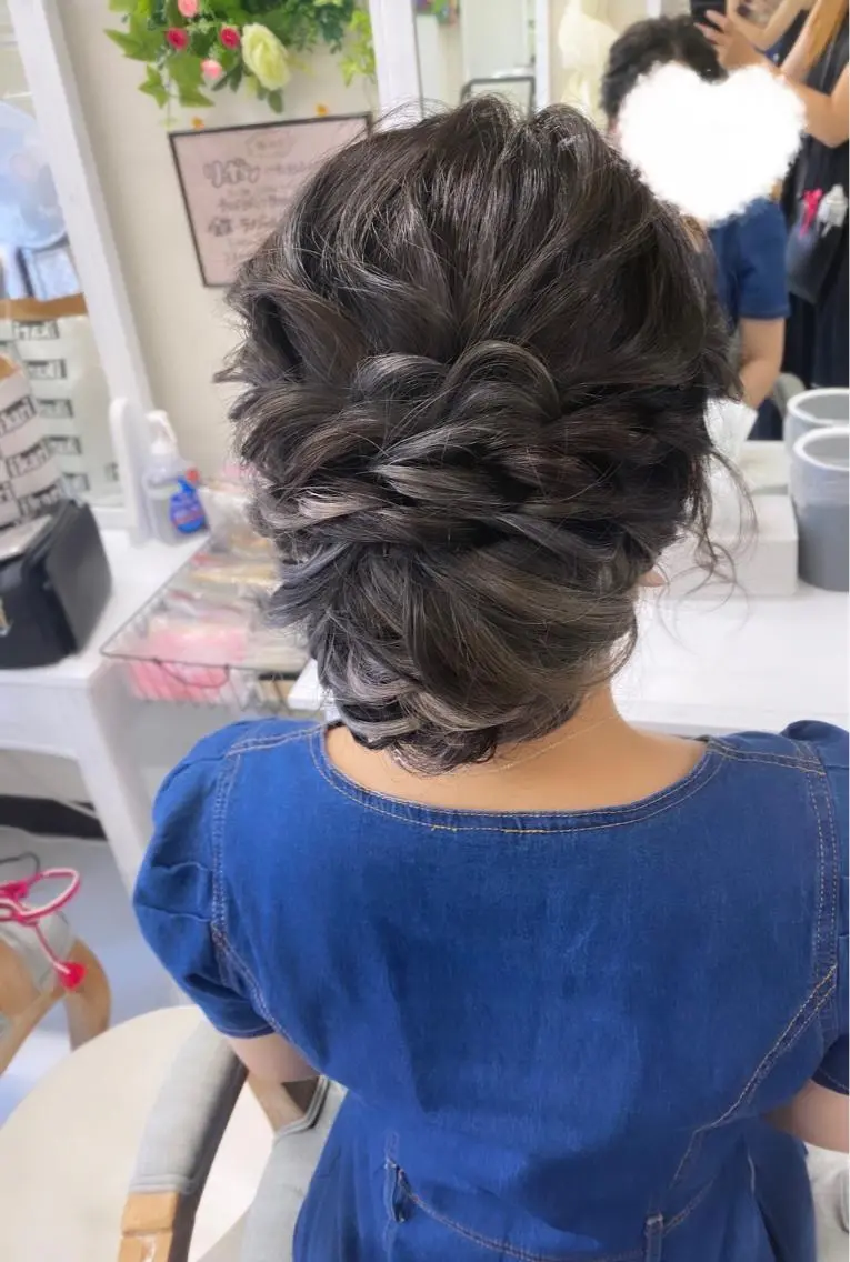 ヘアアレンジ ヘアセット ヘアセットサロン ココのヘアスタイル
