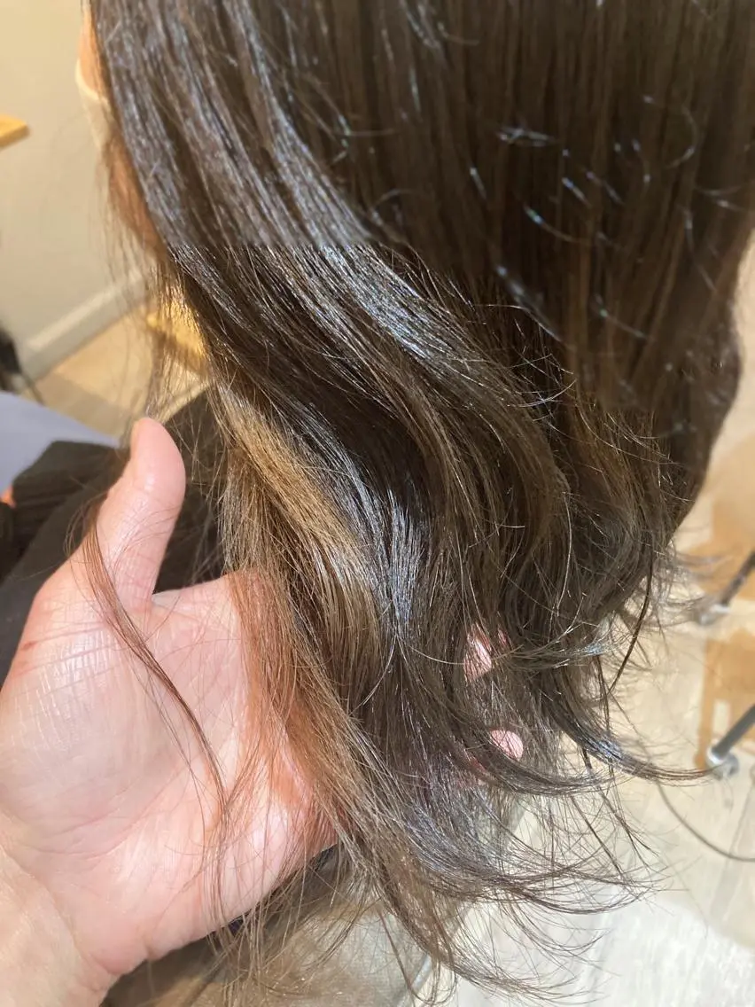 セミロング カラー インナーカラー O maikoのヘアスタイル