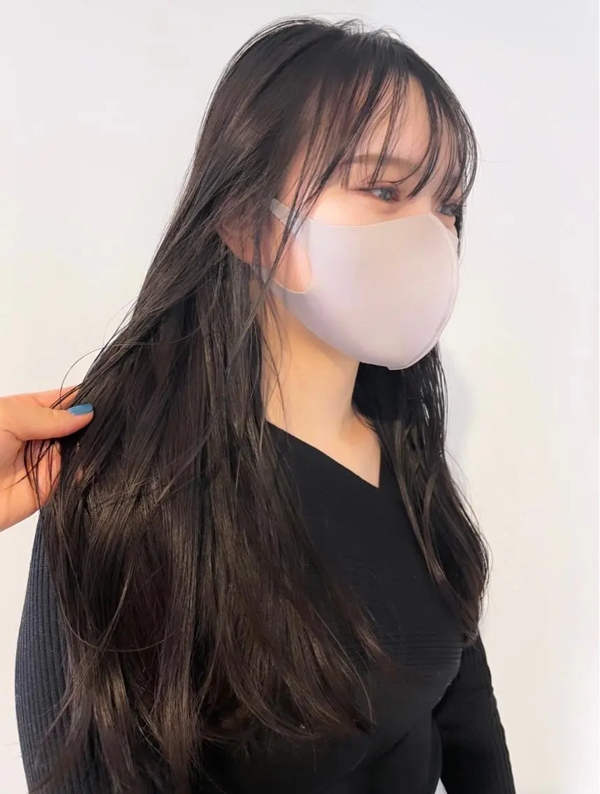 ロング カラー ブラウンカラー ココアブラウン トリートメント HIBIKI/原宿 ハッシュカット🪄のヘアスタイル