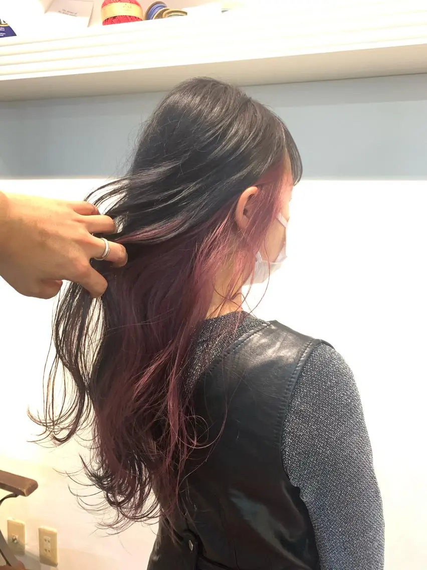 ロング アッシュ ヘアカラー トリートメント ヘッドスパ ヘアセット 大宮/山口 竣也のヘアスタイル