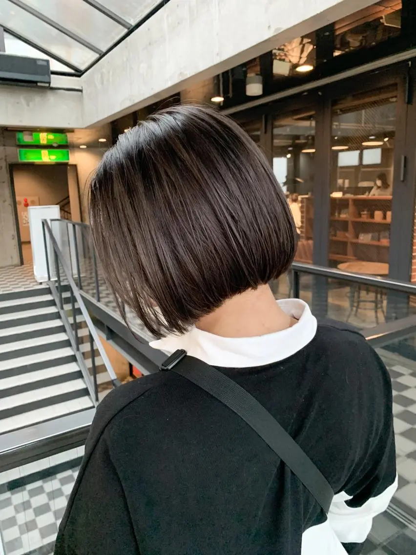 ショート カラー ボブ 🌟miyuki モデルさん大募集のマツエク・マツパデザイン