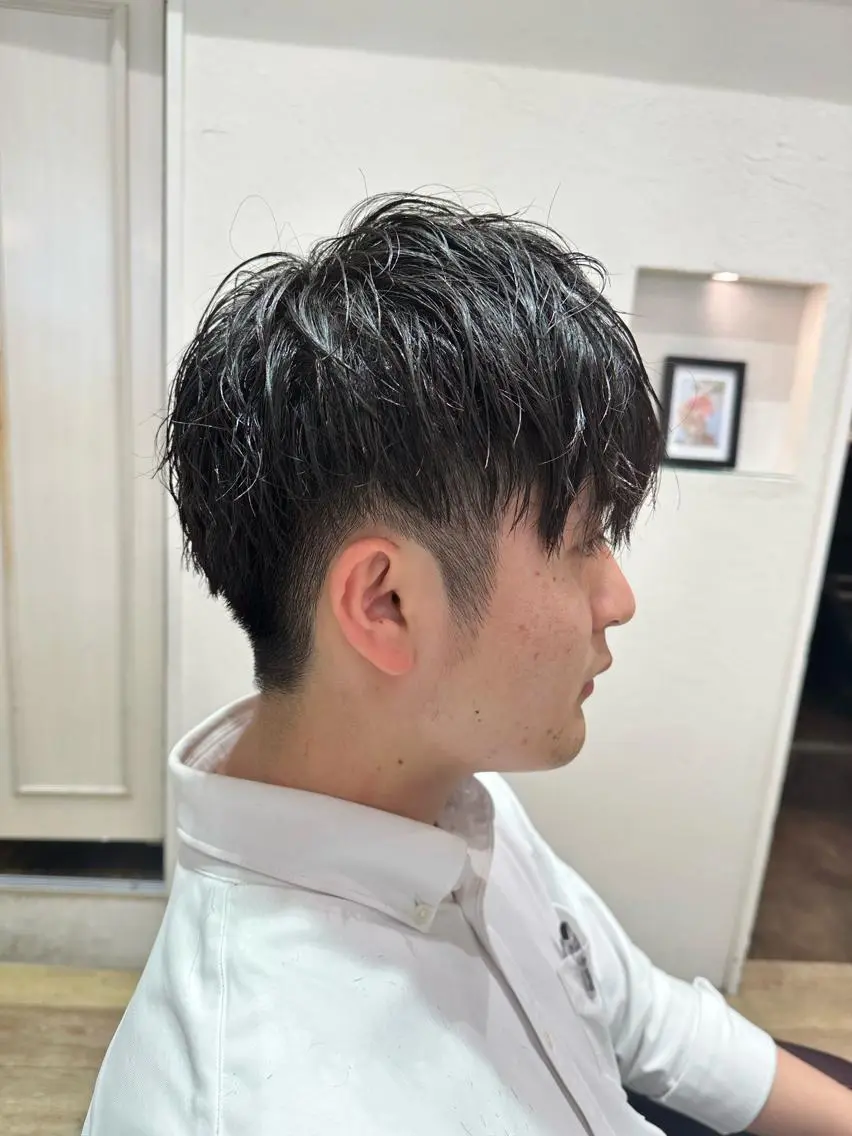 メンズ メンズパーマ 刈り上げ 宮原 智美のヘアスタイル