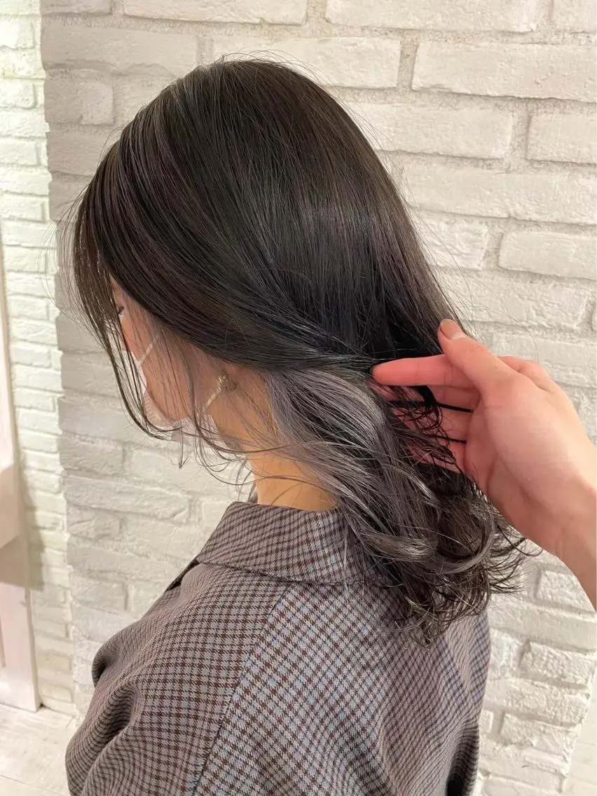 ミディアム カラー 韓国/ハッシュカット /レイヤー🧸千純のヘアスタイル
