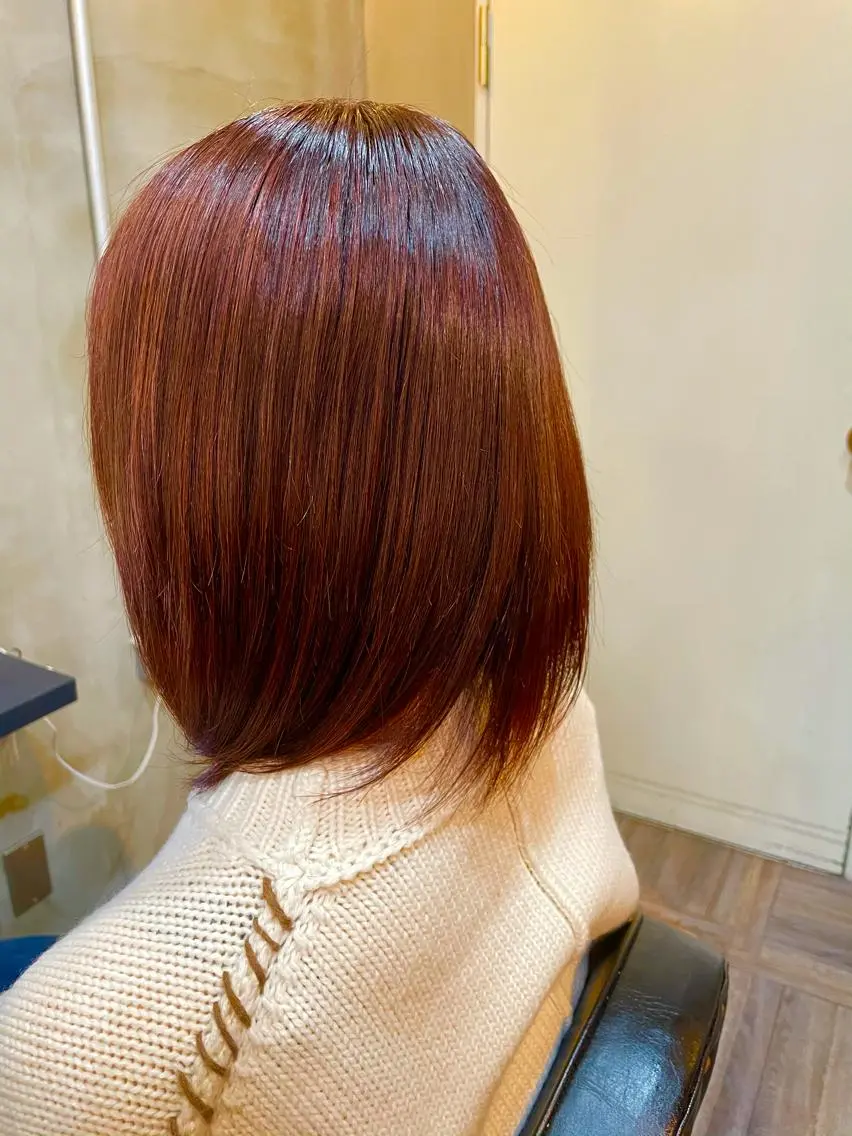 ミディアム カット ヘアカラー 🔥ハイトーン🔥 🌈柴田尚貴🌈のヘアスタイル