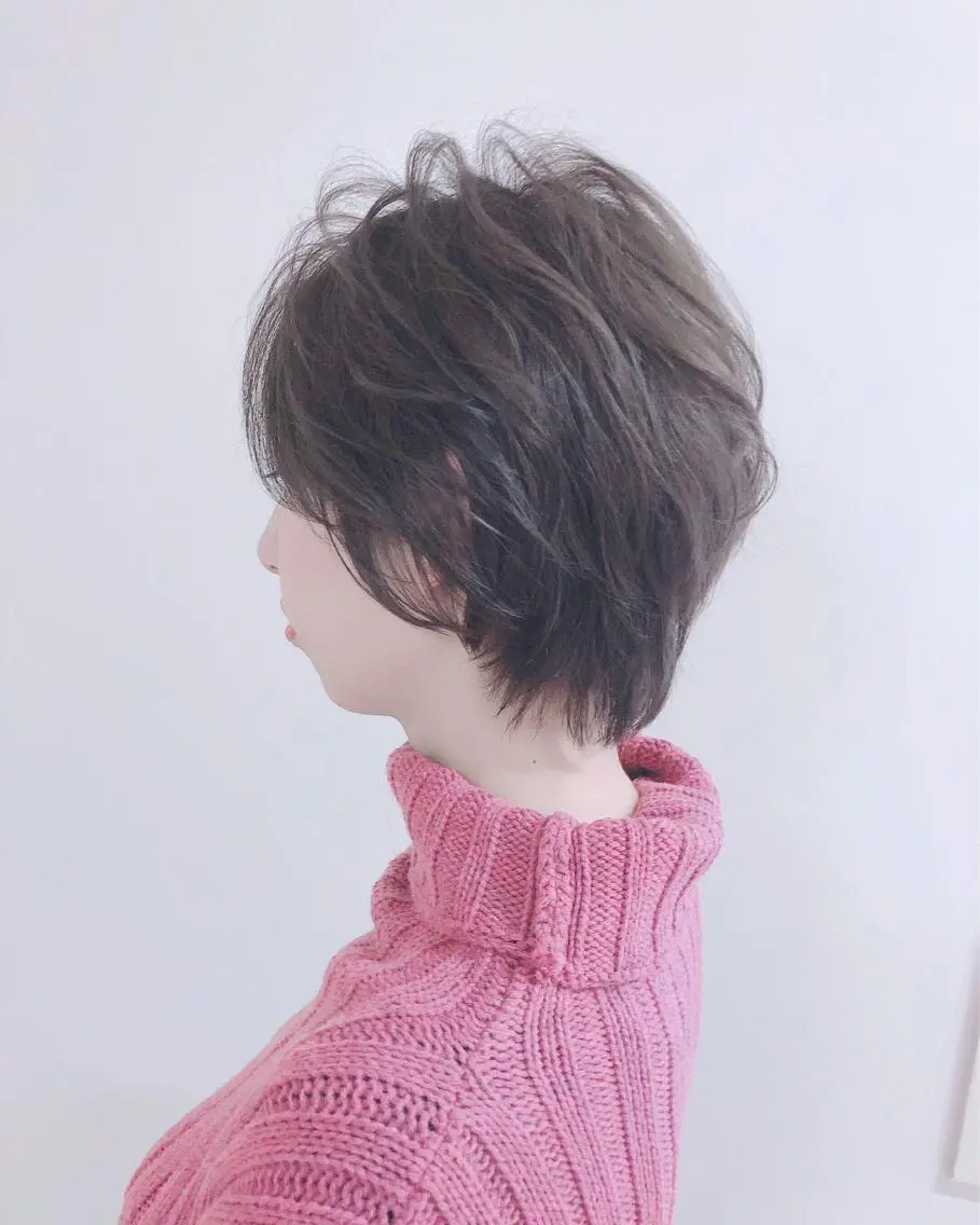 ショート カラー カット ヘアカラー トリートメント ヘッドスパ ANAZAhair アナザ　ヘアーのヘアスタイル