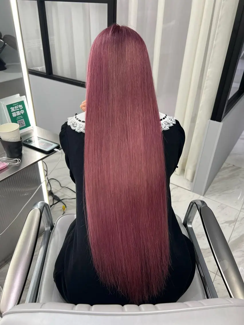 ロング カラー カット ヘアカラー トリートメント ヘッドスパ 最高級髪質改善🥇 小玉美菜のヘアスタイル