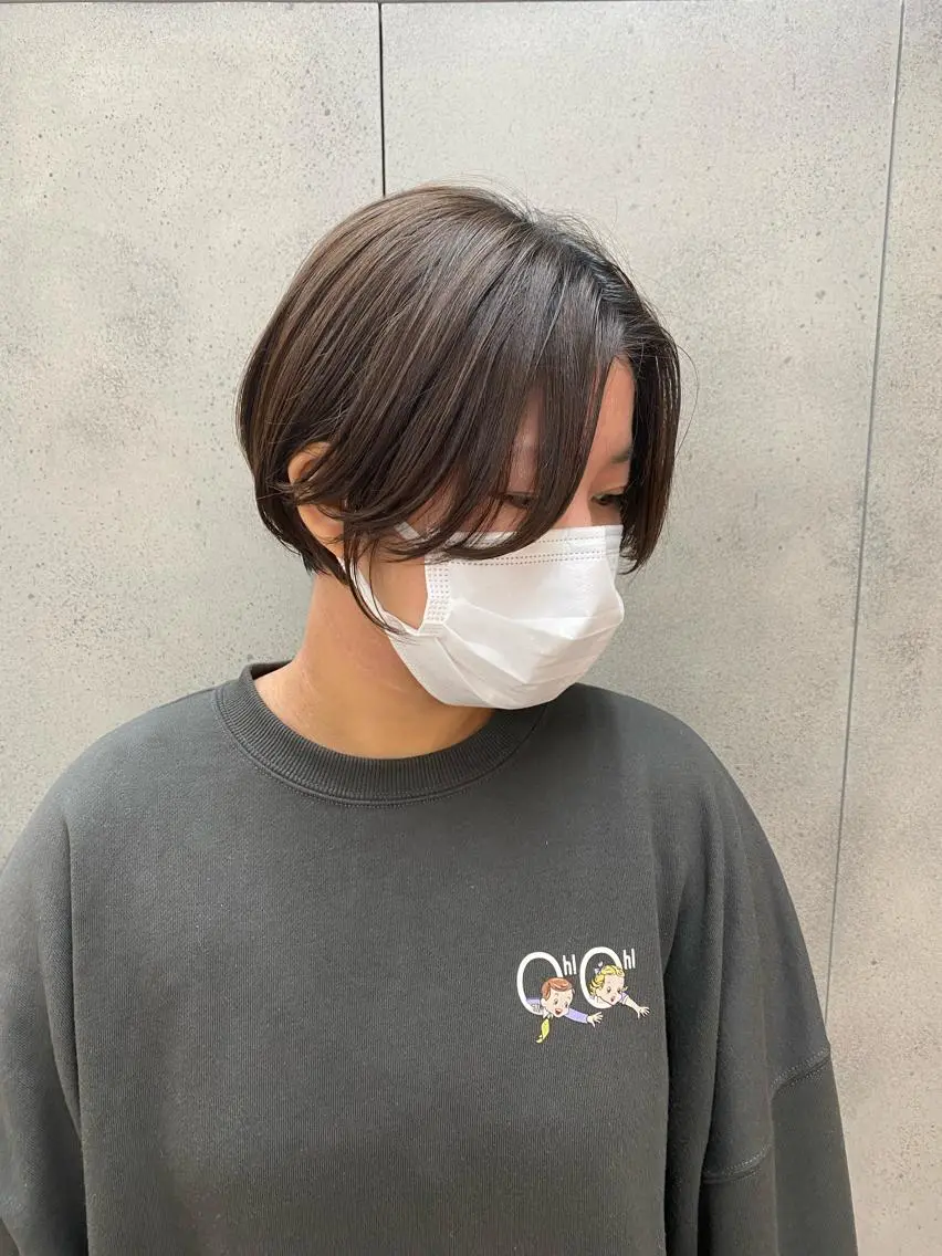 ショート カット トリートメント 艶髪/ショート/ ボブ/なつきのヘアスタイル