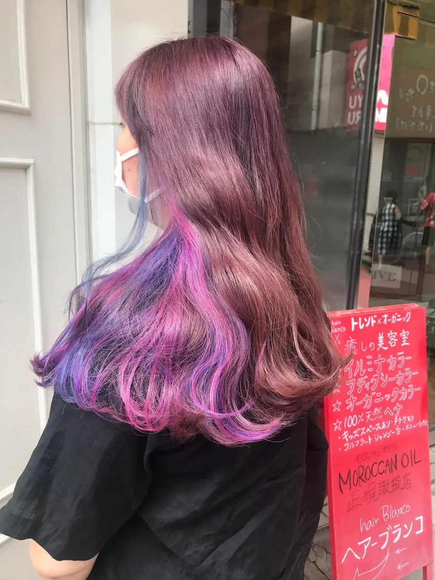 ロング カラー uru" すずきさゆりのヘアスタイル
