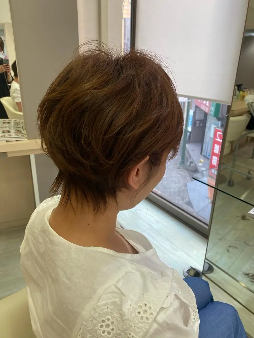 ショート ショートヘア 鬼澤 なお子のヘアスタイル