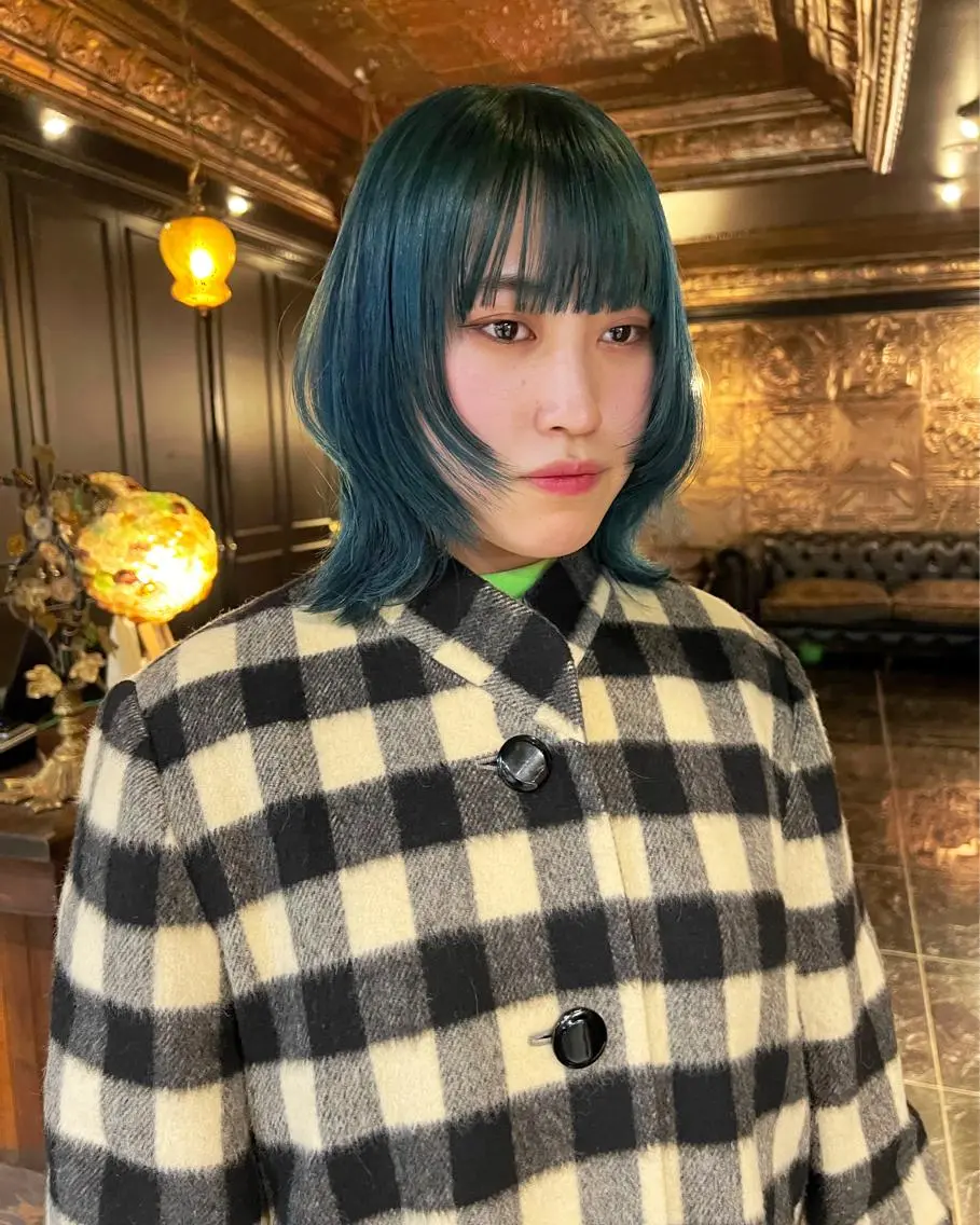 セミロング カラー カット 圧倒的デザイン力 店長🎨RENAのヘアスタイル