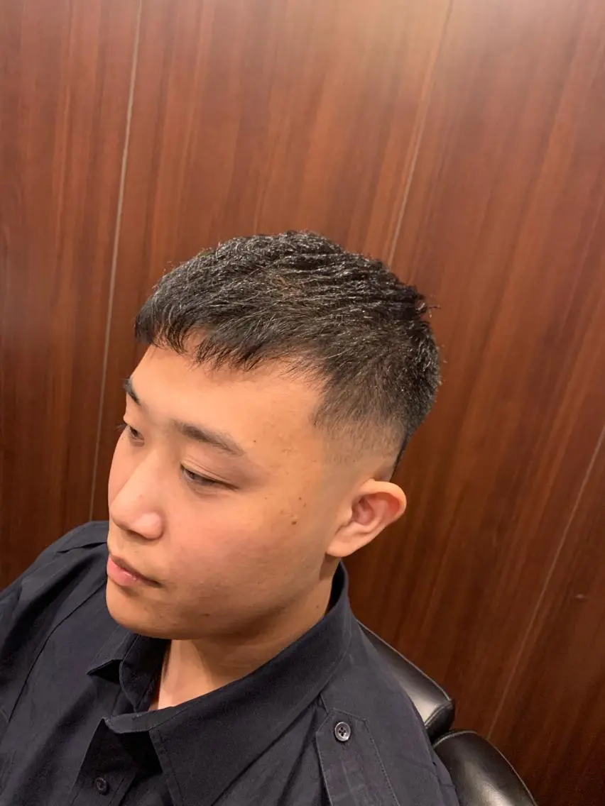 ショート パーマ メンズ カット ひらお あおとのヘアスタイル
