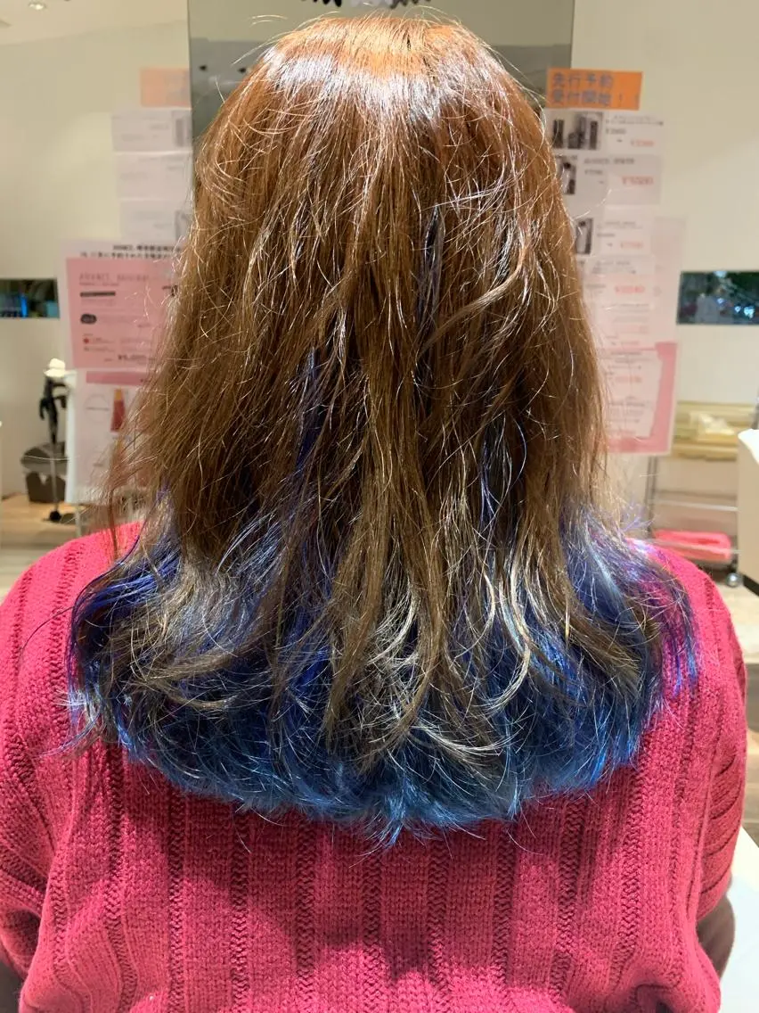 セミロング カット ヘアカラー トリートメント 髪質改善/レイヤー ✨平沼佑麻✨のヘアスタイル