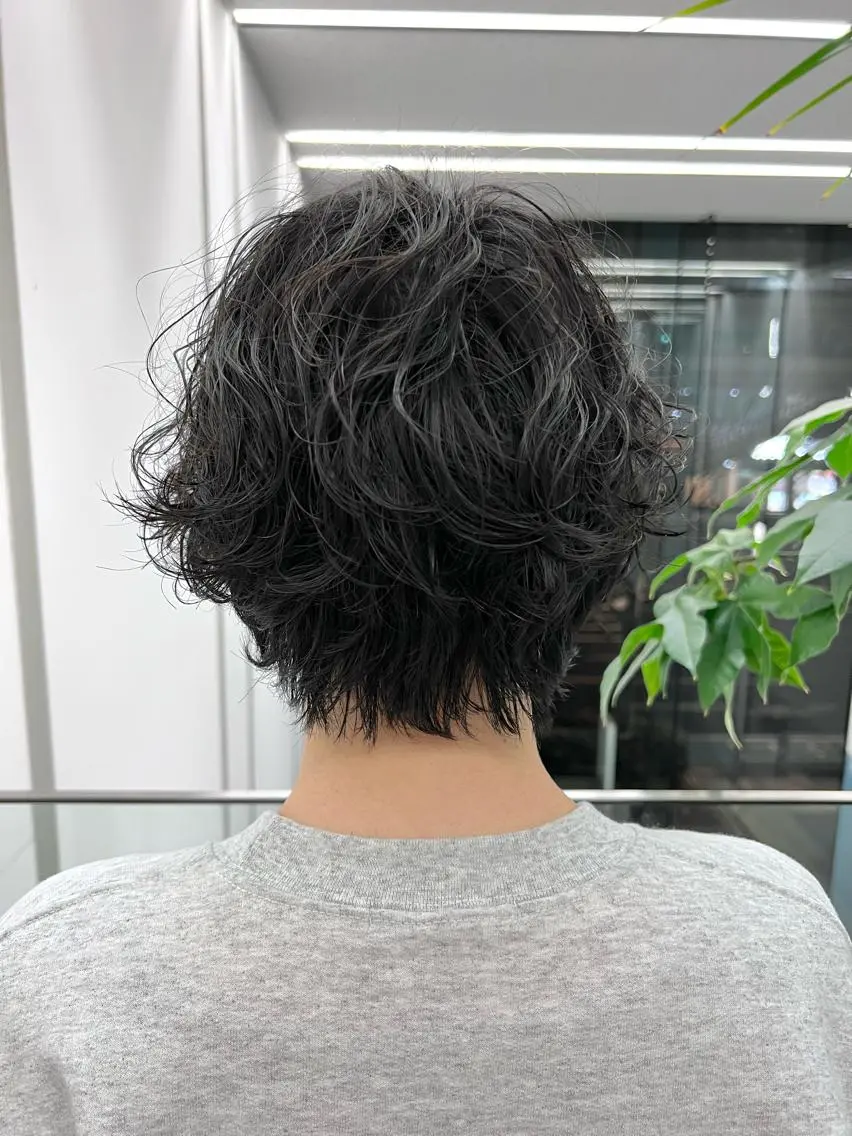 ショート パーマ カット/パーマ たるみことりのヘアスタイル