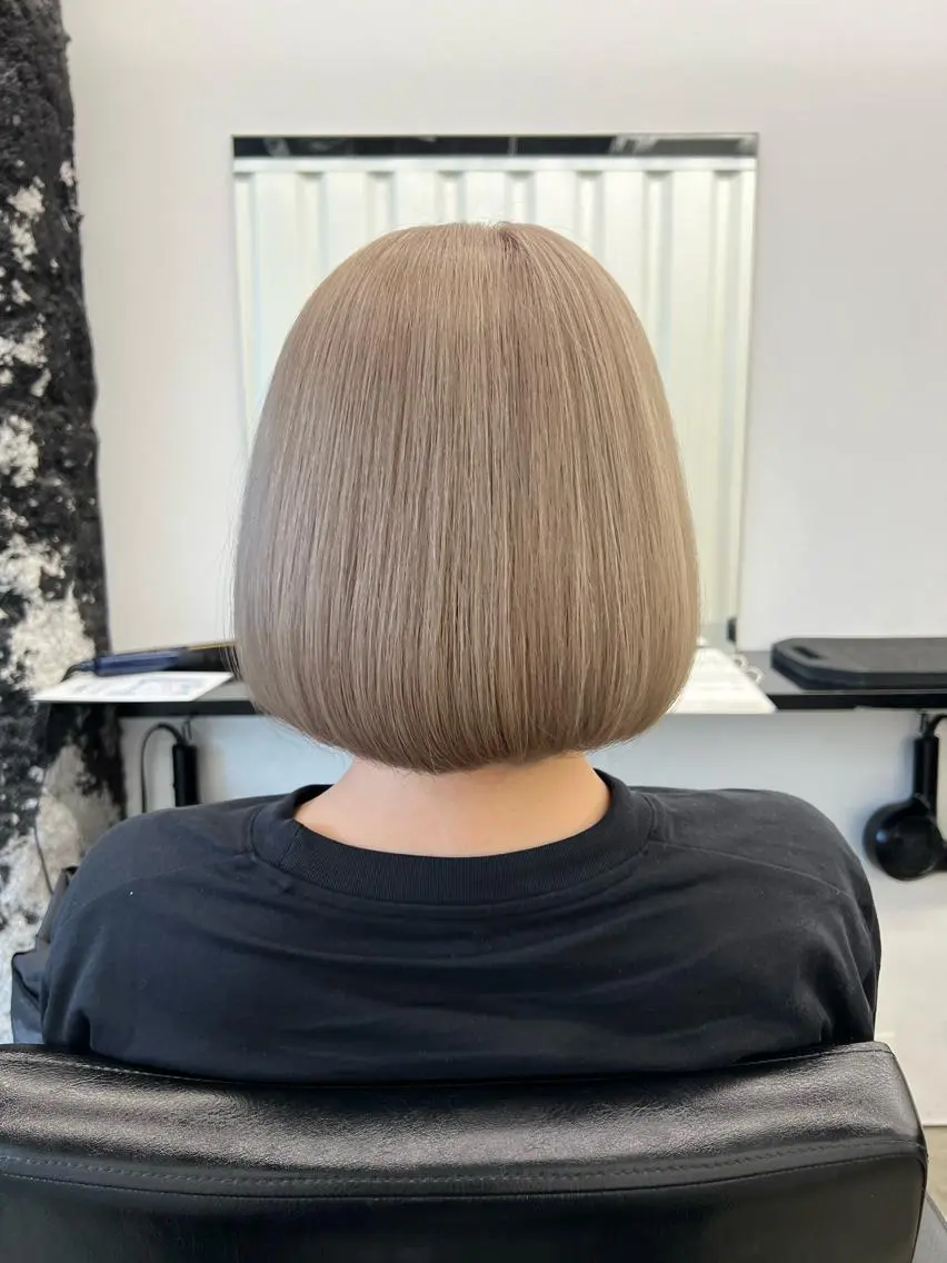 ミディアム カラー カット ヘアカラー トリートメント ryuei /原宿のヘアスタイル