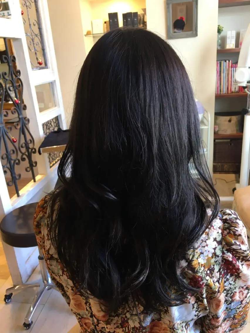 セミロング カラー plaatje 義見のヘアスタイル