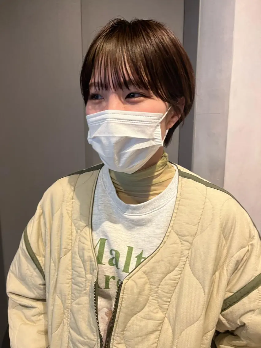 ショート ショートヘア 永井 素のヘアスタイル