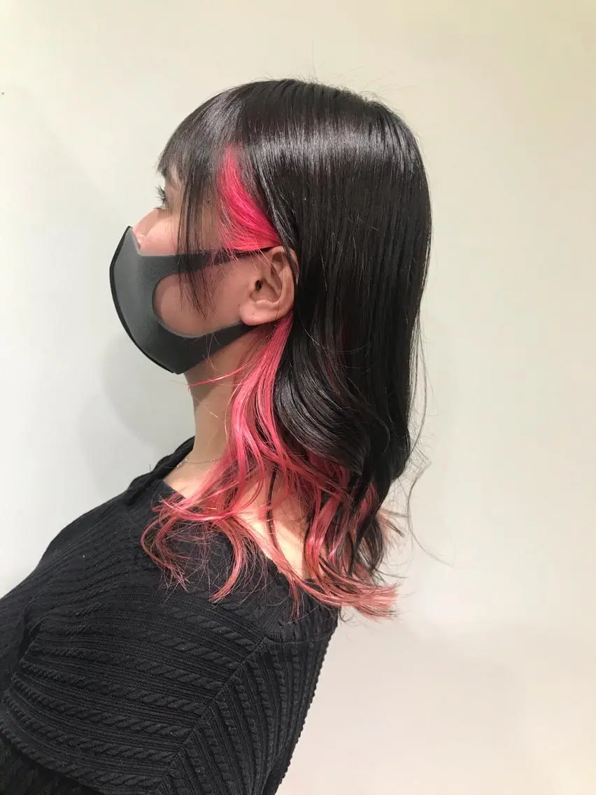 セミロング カット ヘアカラー トリートメント 下條 真のヘアスタイル