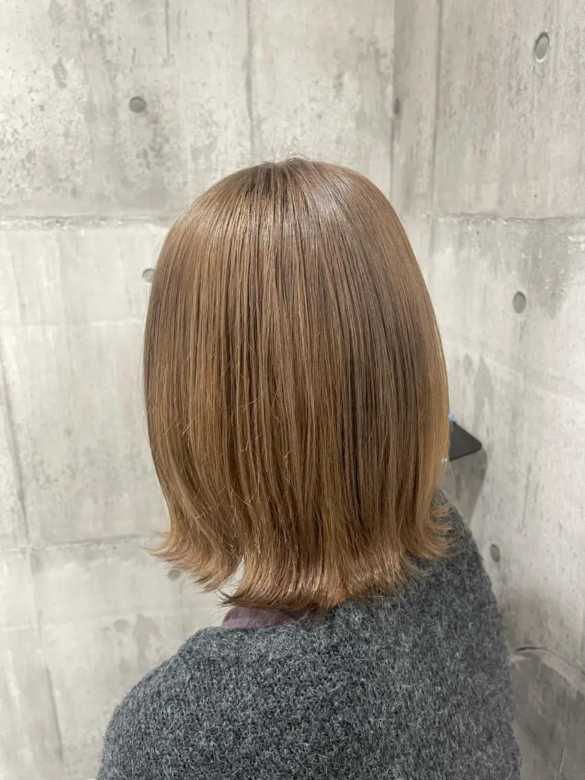 ミディアム カラー ヘアカラー トリートメント レイヤーの魔術師 𓍼takumi𓍼のヘアスタイル