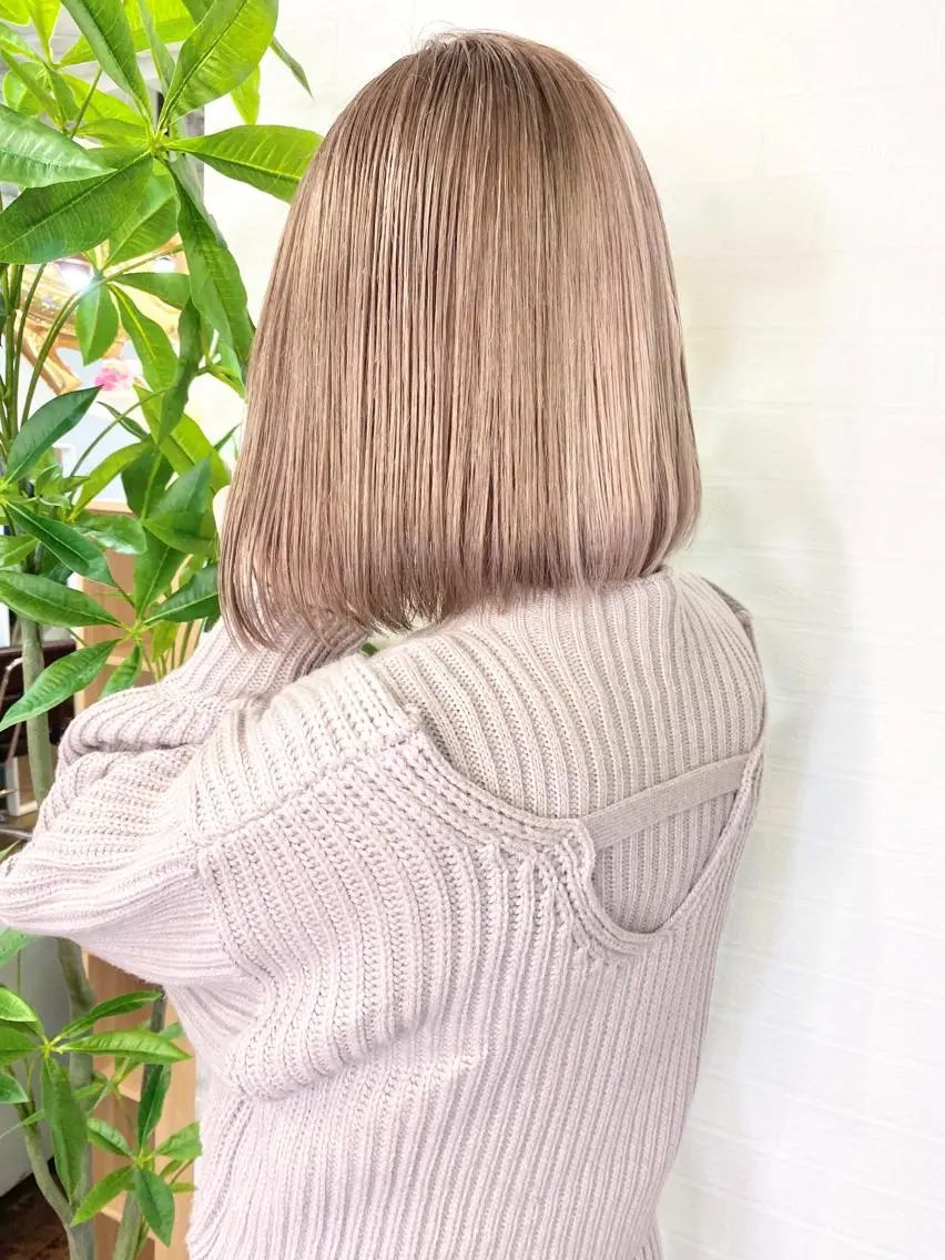 ミディアム カラー ヘアアレンジ ボブ 代表 KANZOのエステ・リラクイメージ