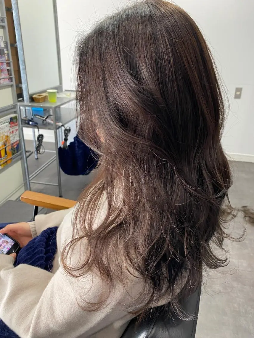 セミロング 平田 広大のヘアスタイル
