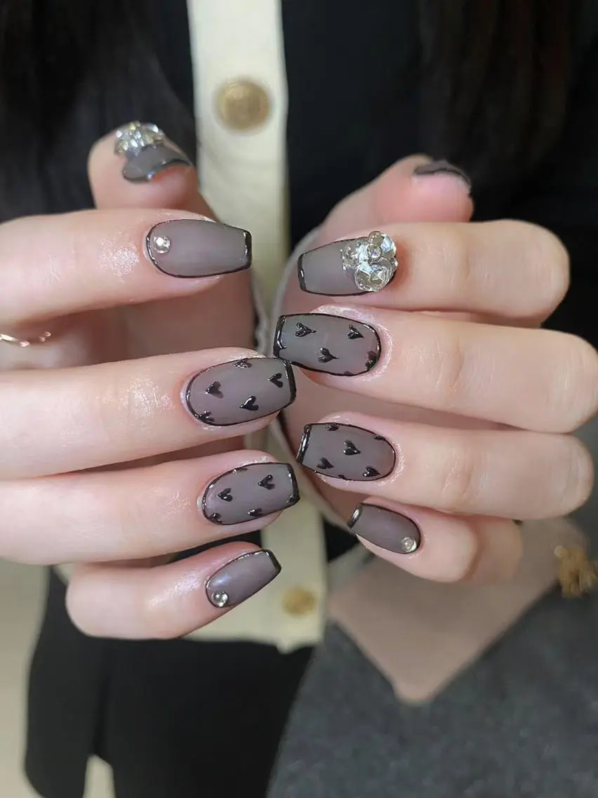 ネイル ハンドネイル Dark Honey karinのネイルデザイン